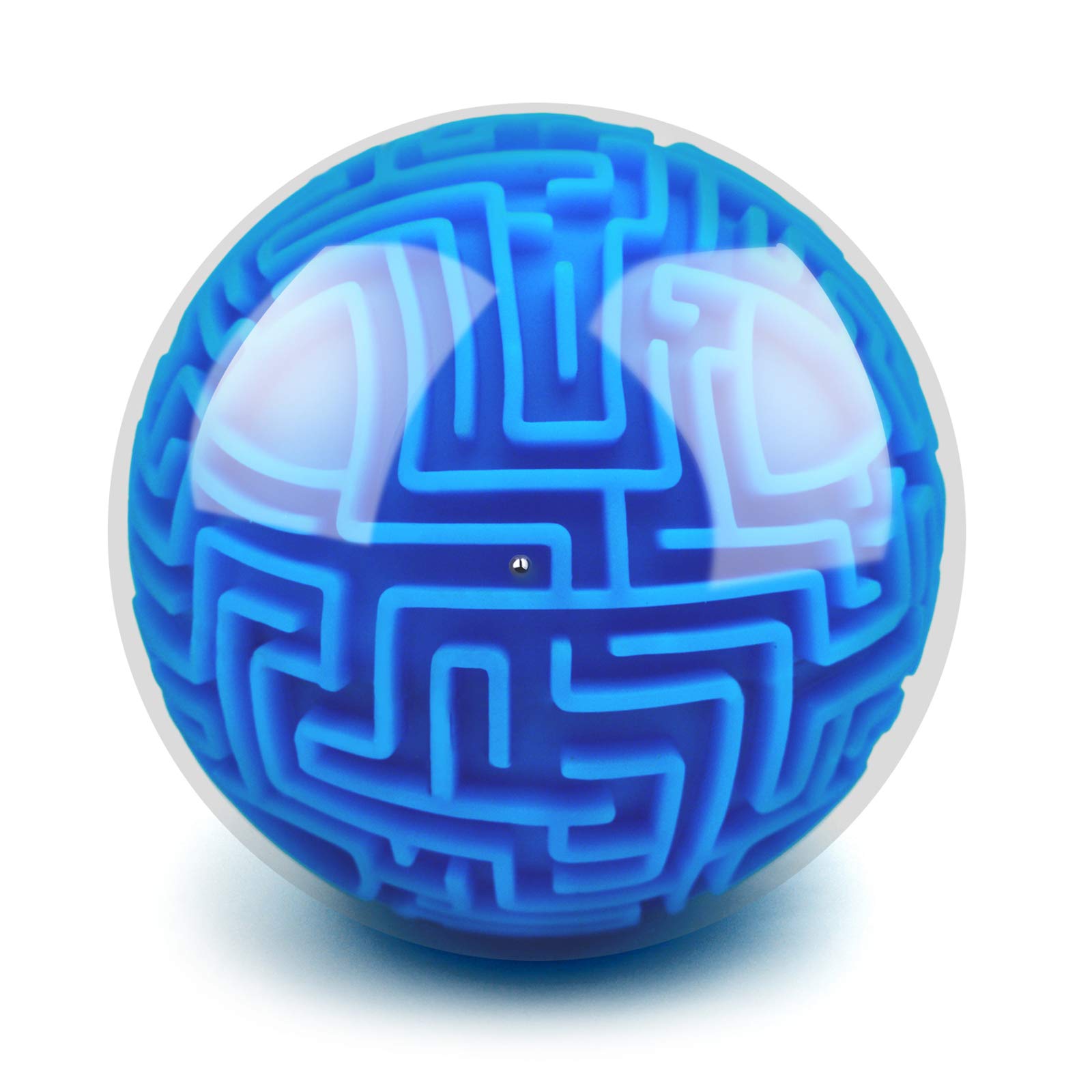 3D-labyrint bol, complexe puzzel met rollende ballen 3D-labyrint bol, complexe puzzel met rollende ballen