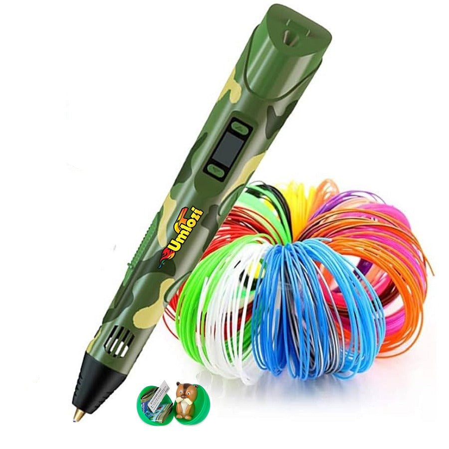 3d camo Printing pen and filaments combo, art, craft