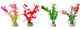 Aquarium Plastic Plants 12cm set of four