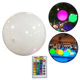LED Light Up Beach Ball & Remote - 16 Colours & Multiple Modes