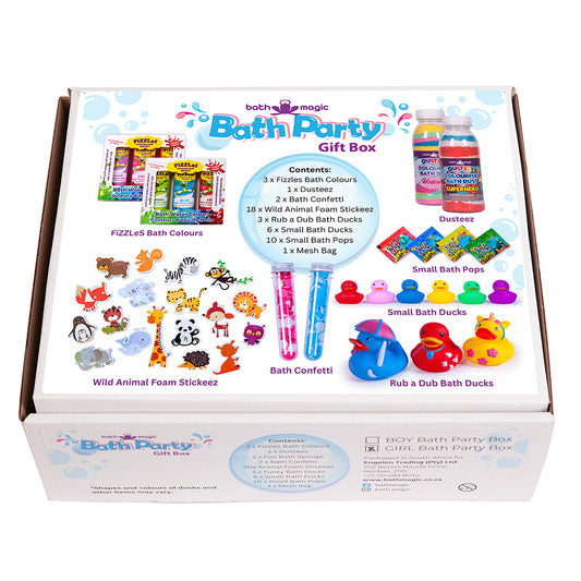 Bath Magic Medium Bath Party Gift Boxes - Wild Animal or Marine Stuceez