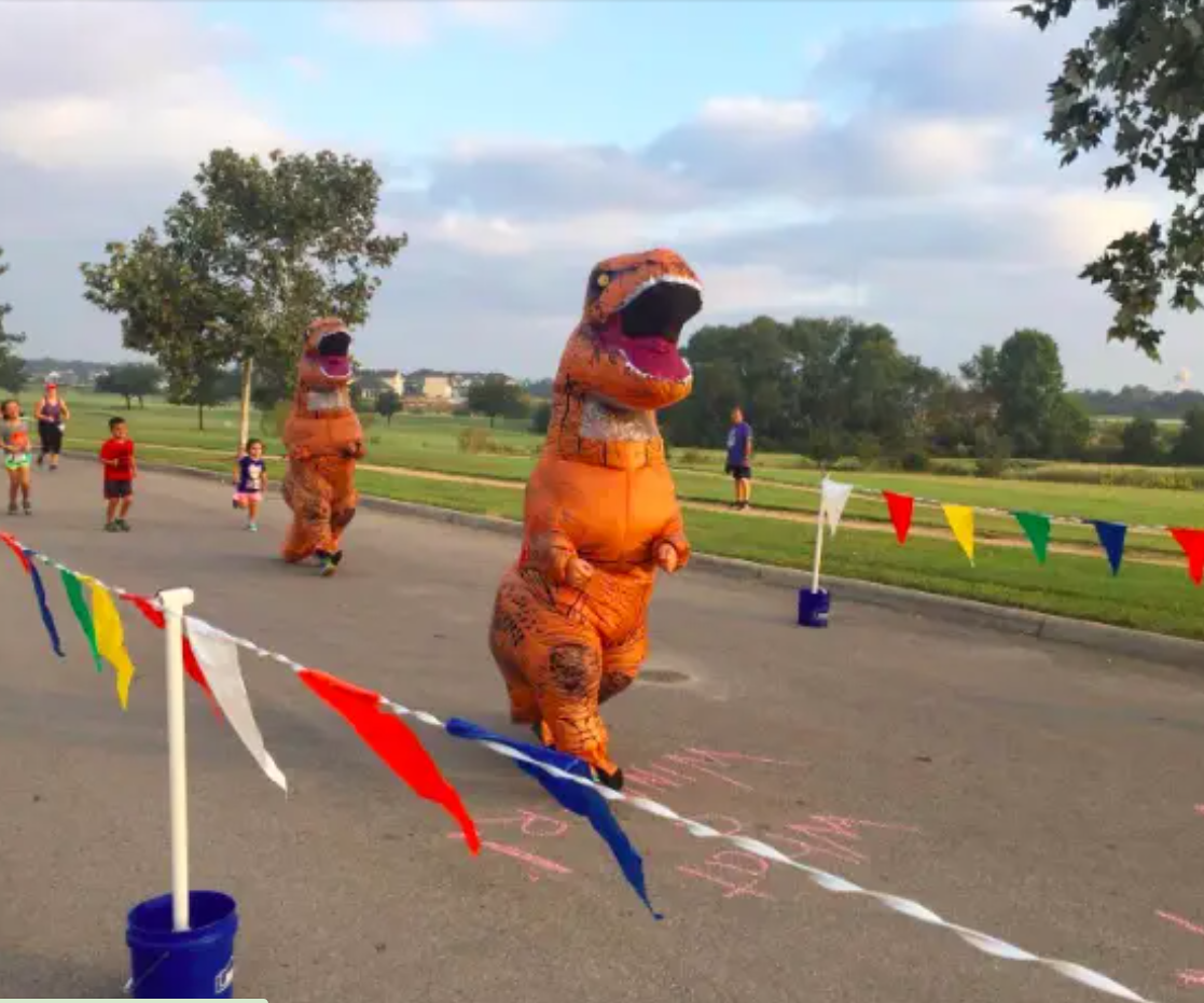 Dinosaur T-Rex Full Suit With Automatic Battery Air Inflator - view 8