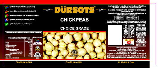 Dürsots Chickpeas - 12 x 400g