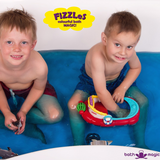 bath bombs, fizzles, boys in blue fizzle bath