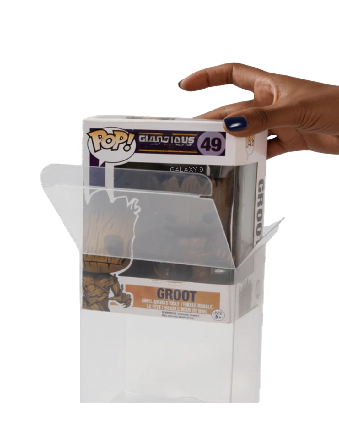 Plastic Protector Case Compatible With 4-inch Pops 10 Pack