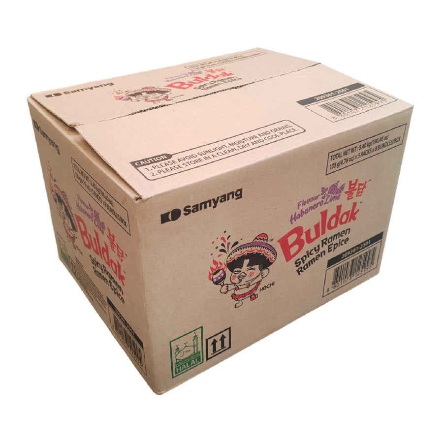 Samyang Buldak Korean Spicy Ramen Noodles Bulk 40 Pack