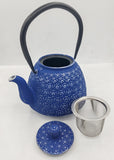 The Cildan Tea Merchant , Tea Merchant, Cildan Tea MErchant Cast Iron Teapots Blue & accessories