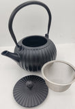 The Cildan tea merchant, tea merchant, Cast iron teapot 1200ml black with accessories
