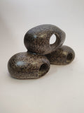 Aquarium Spawning Ceramic Rock Caves Habitat For Cichlids & Other Territory Fish - 3 Rock Design