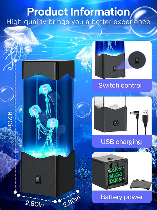 Night Light, Lava Lamp, Night light, Jellyfish night lamp image