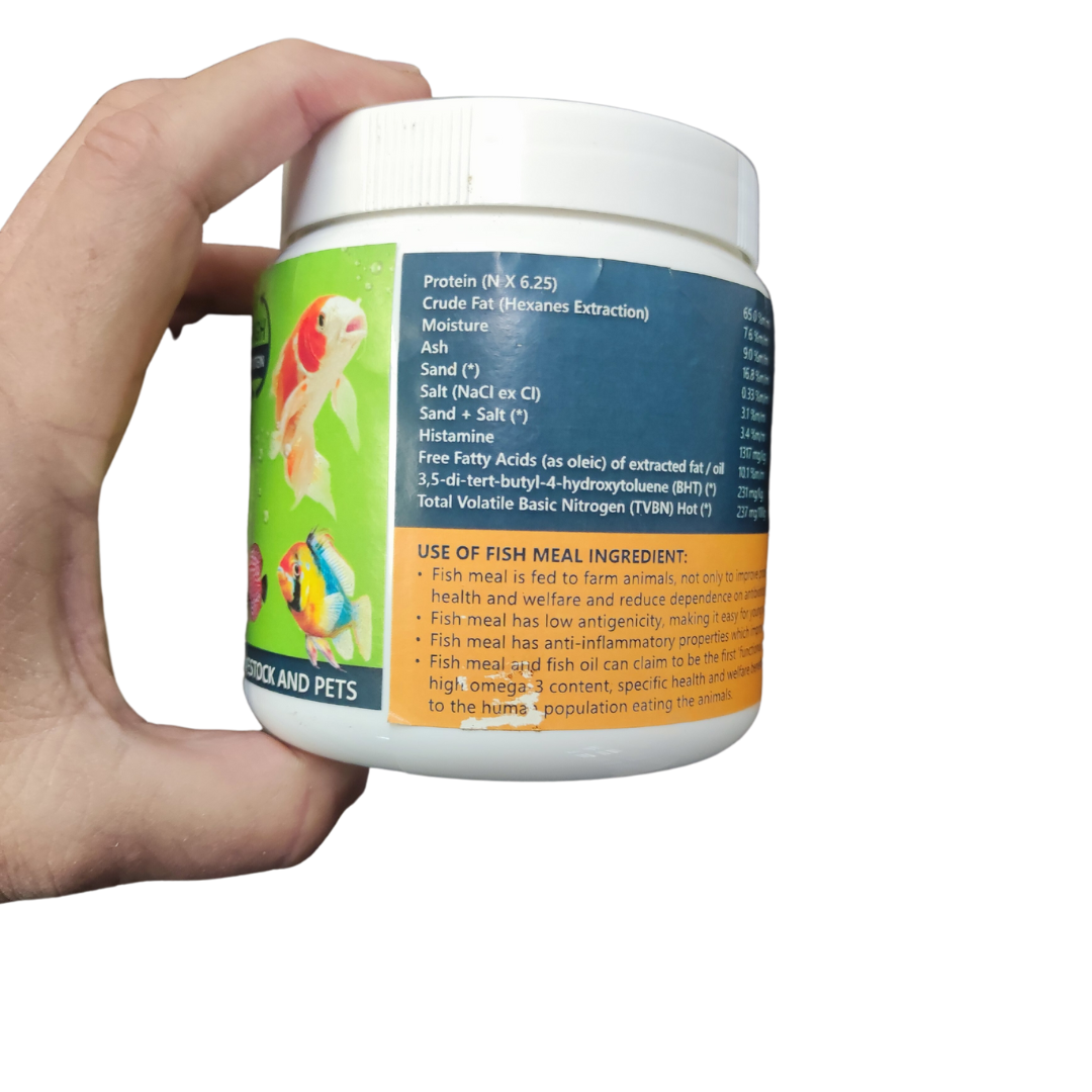 Fish meal - LOK | 1000g | Natural Fertilizer or Protein Source for Animal Feed