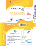 M-Albu test, self diagnostic test, rapid test, packaging