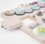 busy boards, busyboard, sensory board close up lock
