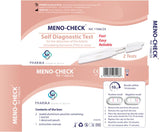 Meno-Check test, self diagnostic test, rapid test, packaging