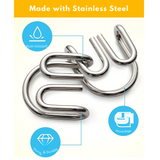 Single metal puzzle, product image, riddles