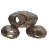 Aquarium Spawning Ceramic Rock Caves Habitat For Cichlids & Other Territory Fish - 3 Rock Design