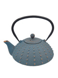 Cast iron tea pot 800ml , Cildan tea merchant cast iron teapots, Blue cast iron teapot