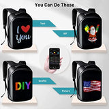 Backpack LED Full-Colour Screen Travel Laptop waterproof bag for bikers and outdoor promotions