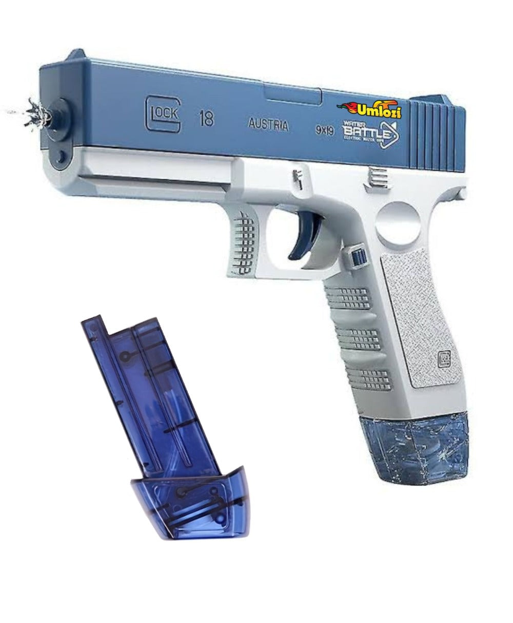 Electric Water Gun, up to 9 m Ft Rang Electric Automatic Water Gun, 450CC+60CC High Capacity Squirt Guns for Summer Pool Beach Party Water Blasters