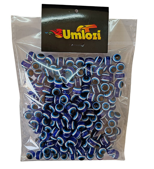 Packet of Evil Eye Beads Blue, Craft Beads , Jewellery beads