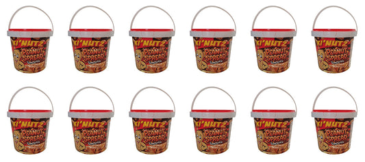 KI'NUTZ Peanut Spread Smooth 1 Kg - 12 Pack