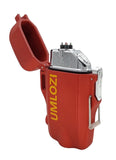 lighter, rechargeable, usb lighter, windproof and waterproof, red, takealot