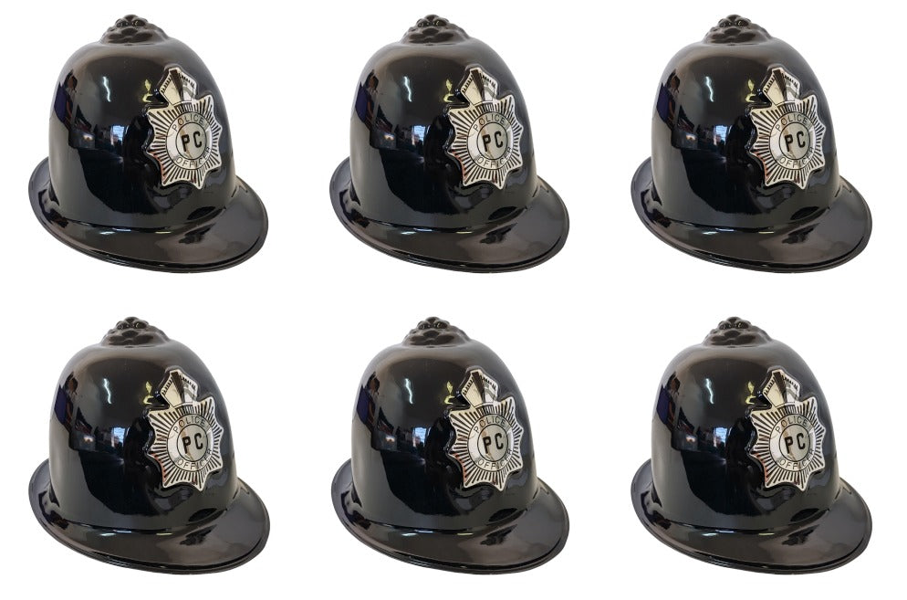 Dress up, police hats, fancy dress, police officer 6 pack image