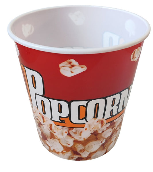 Popcorn Jumbo Re-Usable Tubs 4 Pack - Assorted Colours
