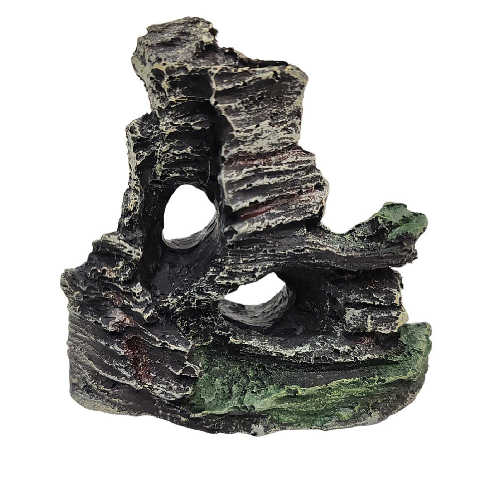 Aquarium Rocks Decor 10cm High x 10cm Wide x 5.5cm - Assorted
