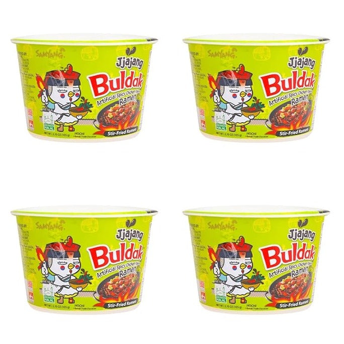 Samyang Big Bowl Ramen Buldak Noodles - 4 Pack