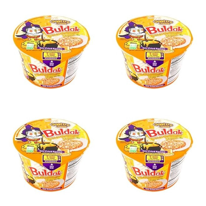 Samyang Big Bowl Ramen Buldak Noodles - 4 Pack