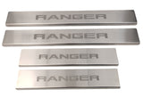 Scuff plates for ranger, stainless steel scuff plates, umlozi scuff plates