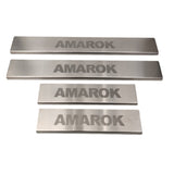 Scuff plates for Amarok, stainless steel scuff plates, umlozi scuff plates