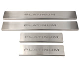 Scuff plates for platinum, stainless steel scuff plates, umlozi scuff plates