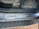 Scuff plates on wildtrak, stainless steel scuff plates, umlozi scuff plates