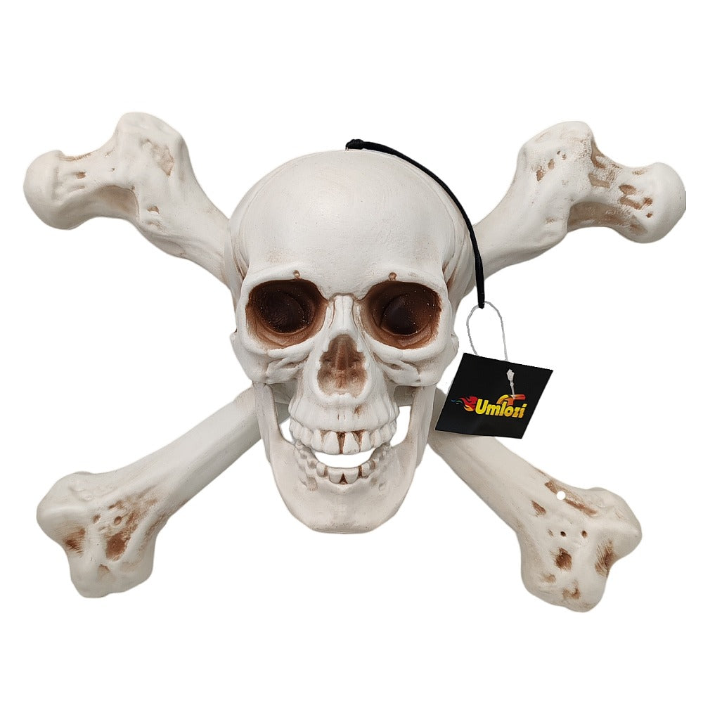 Skull Cross Bones With Adjustable Jaw - 40cm