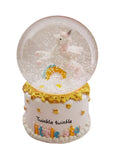 Unicorn - Starry Sky Snow Globe - Musical Night Light