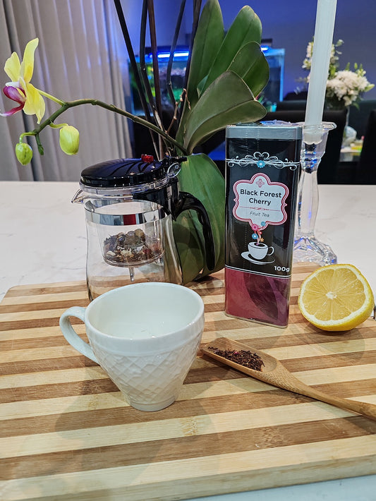 Black Forest Cherry Tea 100g - Cildan Tea Merchant