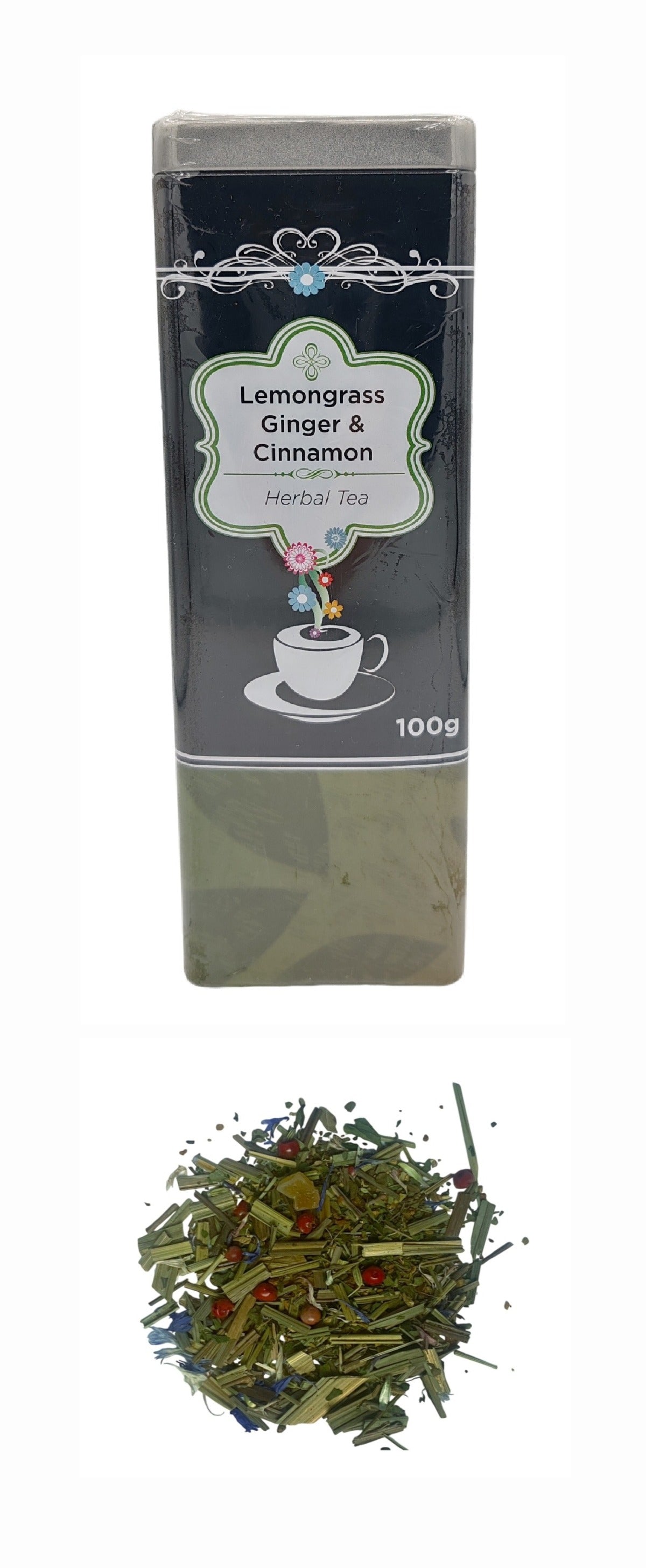 Lemongrass, Ginger & Cinnamon Tea 100g - Cildan Tea Merchant