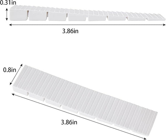 Plastic Breakable Non-Slip Leveling Wedges 20 Pack - Assorted Colours