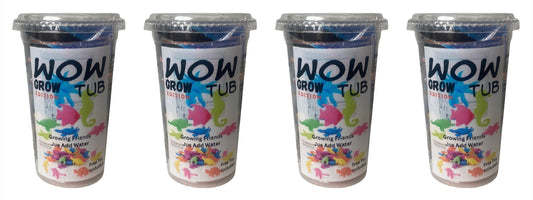Growing Animals Set & Collectors Toy - 4 Pack - WowTub Grow Edition