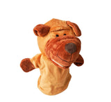 hand puppet dog with movable fingers and mouth