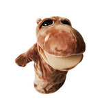 hand puppet Hippo with movable fingers and mouth