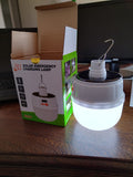 solar emergency lrechargeable light on image