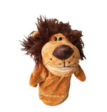hand puppet lion with movable fingers and mouth