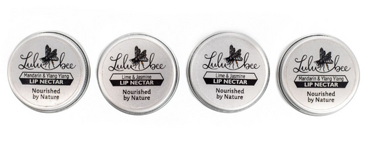 Lip Nectar Mandarin & Ylang Ylang And Lime & Jasmine 4 Pack 15ml - Lulubee