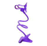 Adjustable, Flexible Desktop Mobile Phone Holder: Blue, White, Pink, Purple or Black
