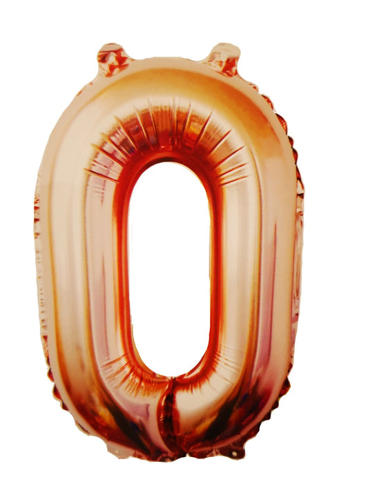 Foil Number Balloons - Rose Gold - 106cm