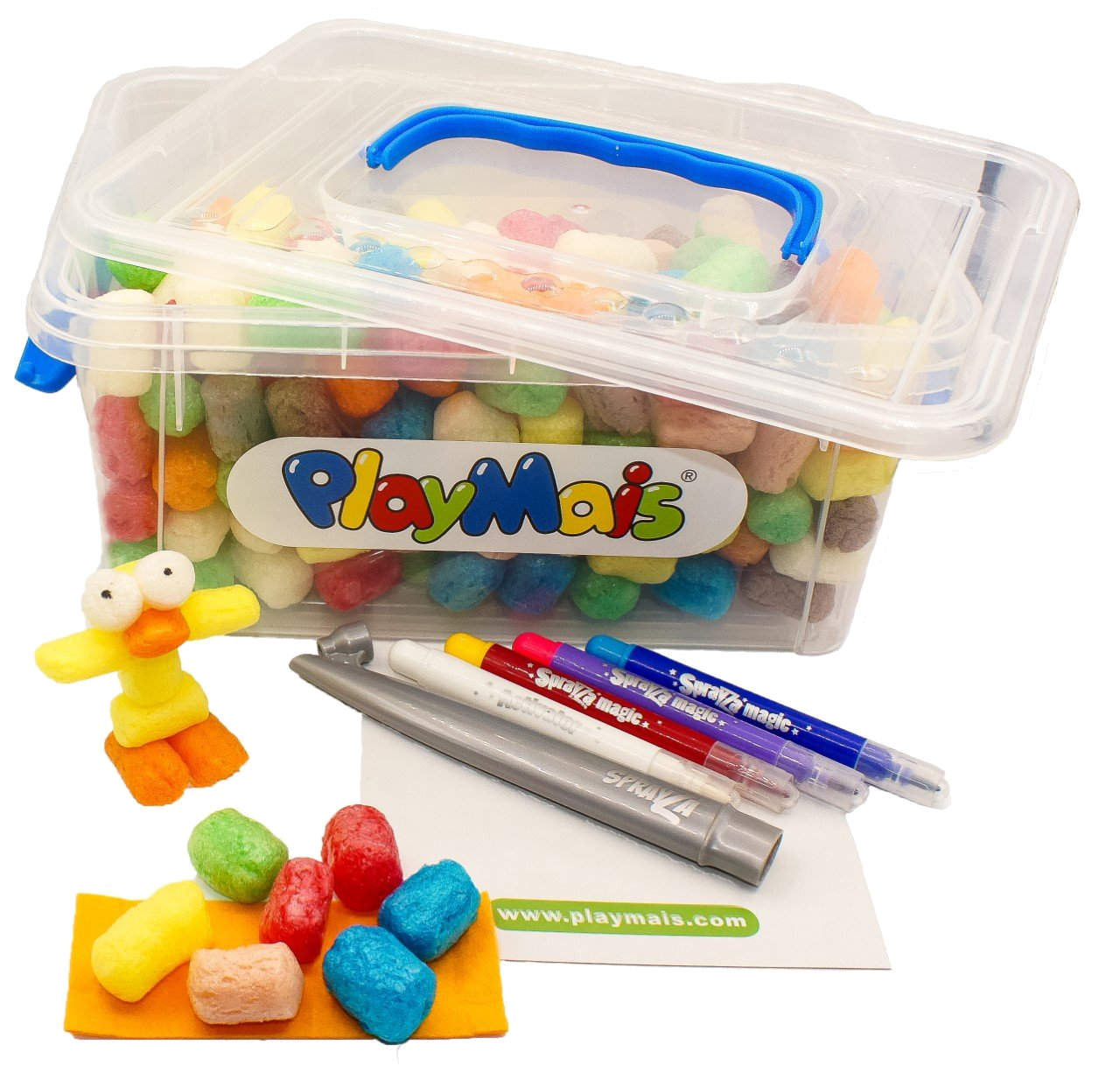 Craft Set - Playmais & Magic Sprayza Blow Pens Set