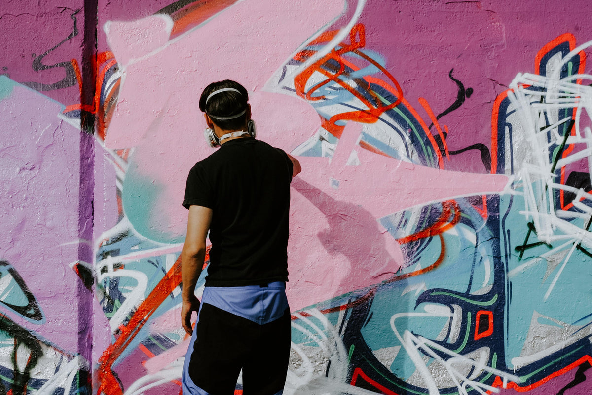 Wall being painted